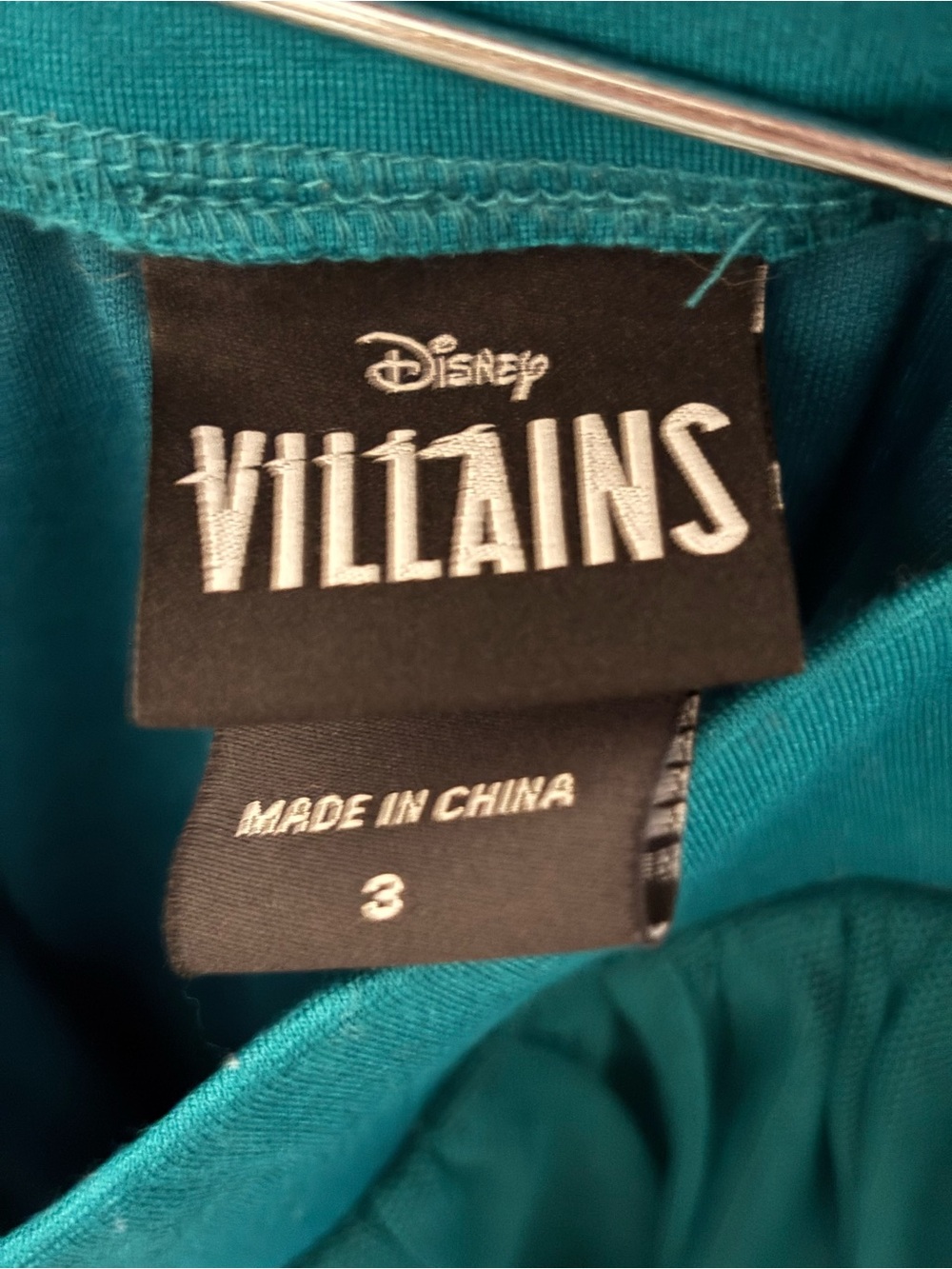 Disney Villains Teal Layered Mesh Midi Skirt - Picture 3 of 4